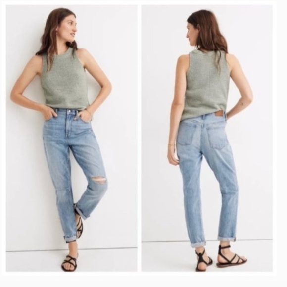Madewell Denim - Madewell High-Rise Slim Boyjean Elkhart Wash size 27